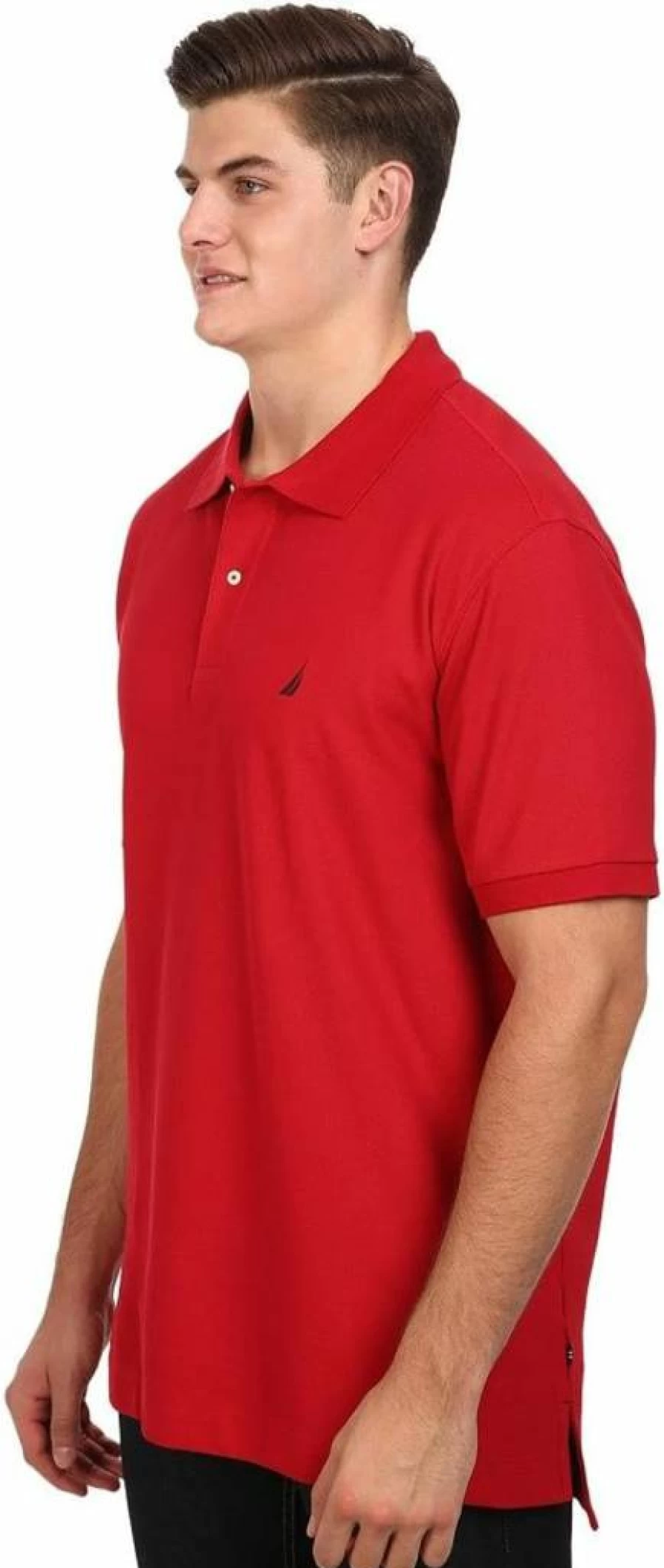 Nautica Men's Big & Tall Deck Polo Shirt - Classic Fit, Performance Fabric