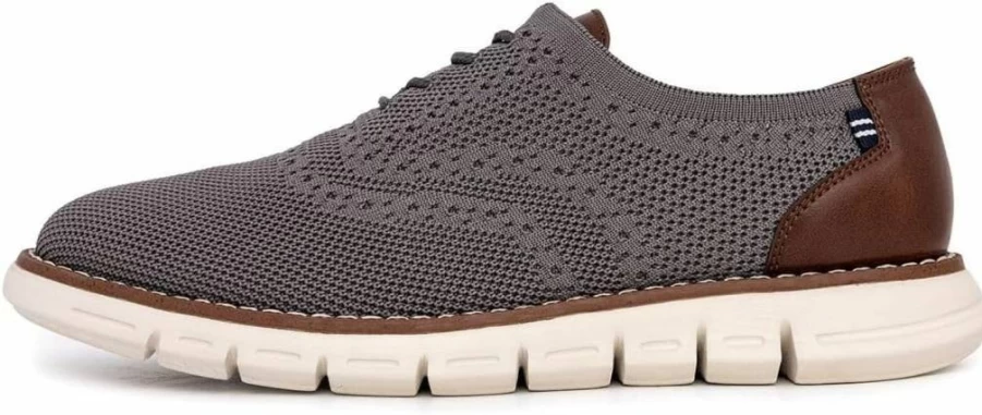 Nautica Men's Oxford Dress Sneakers: Breathable Lightweight Knit Upper for Business Casual & Walking Comfort