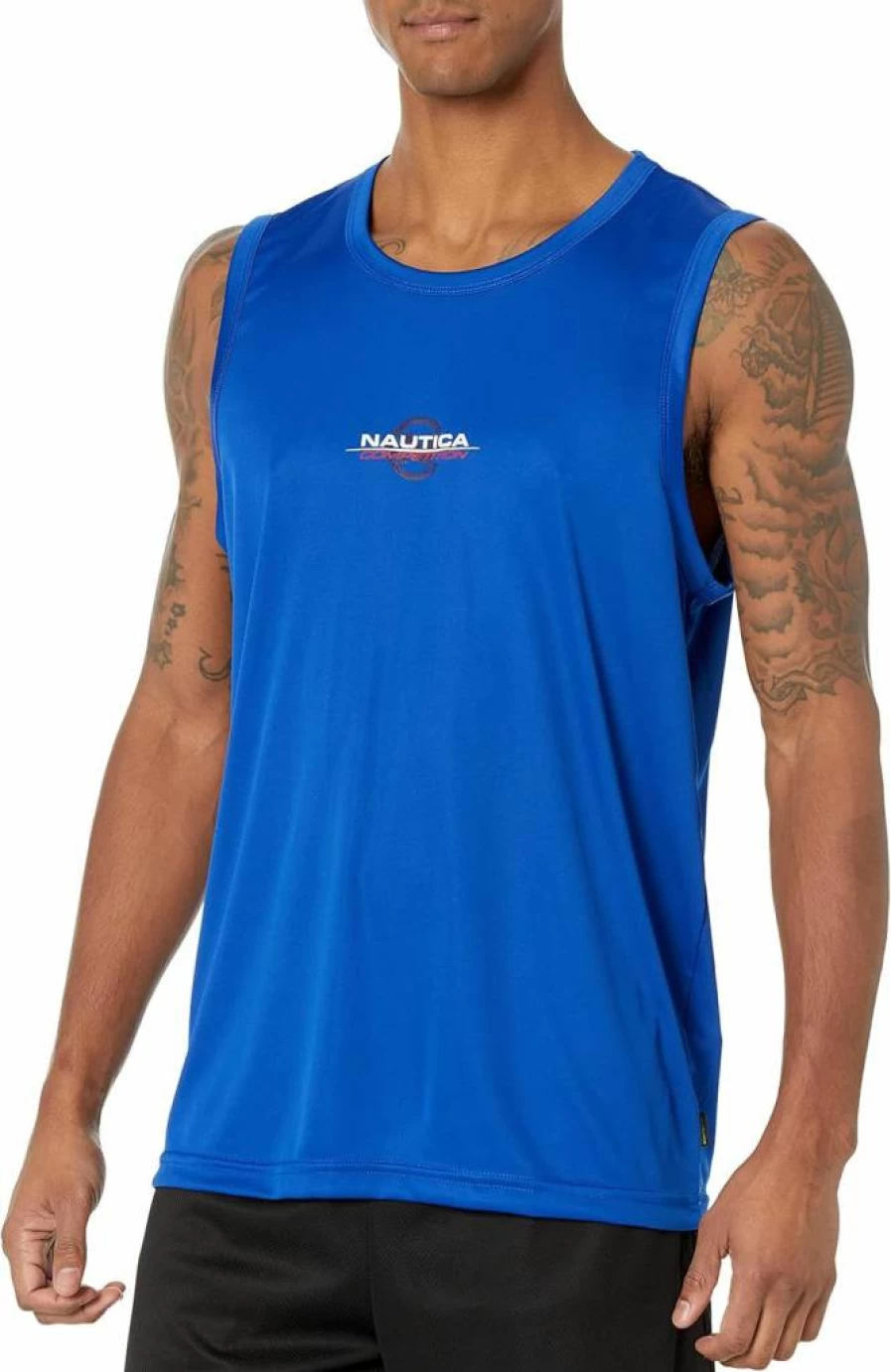 Nautica Men's Sustainable Performance Tank Top - Moisture-Wicking Athletic Shirt for Competition & Training