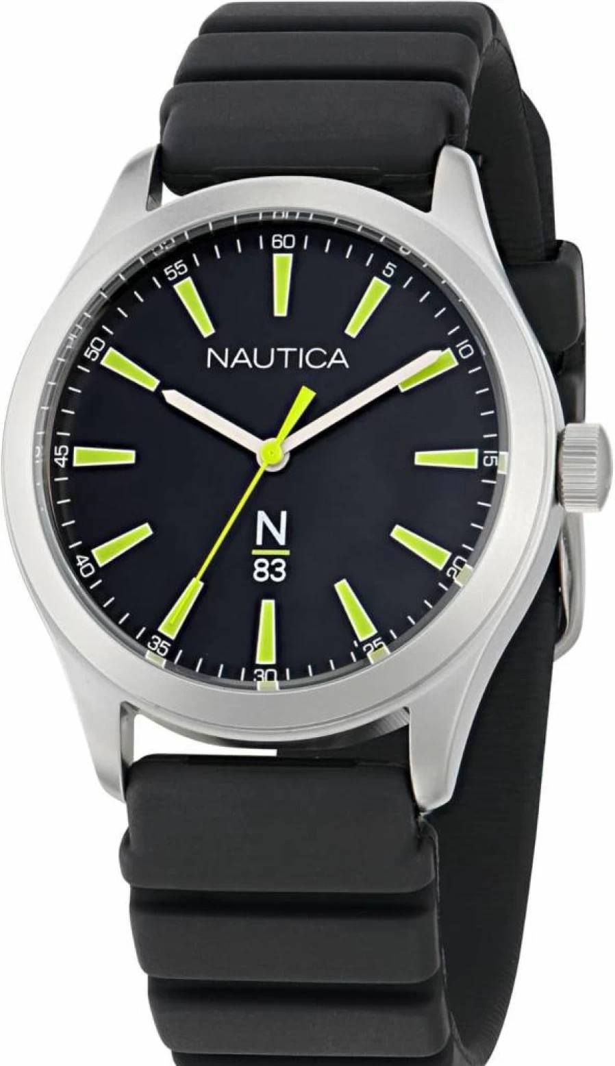 Nautica Hannay Bay Men's Watch with Wheat PU Fiber Strap