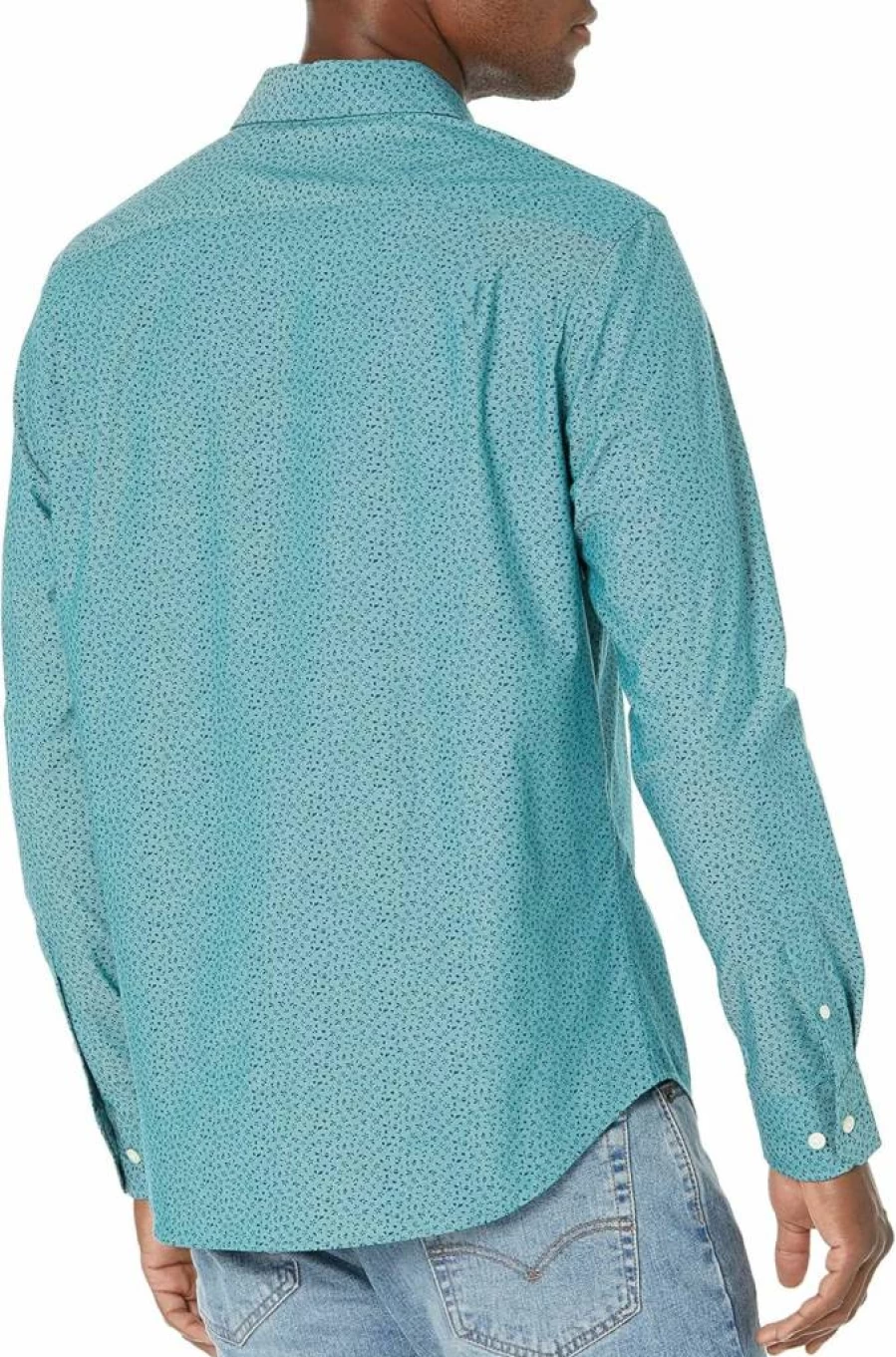 Nautica Men's Casual Short Sleeve Printed Button-Down Shirt