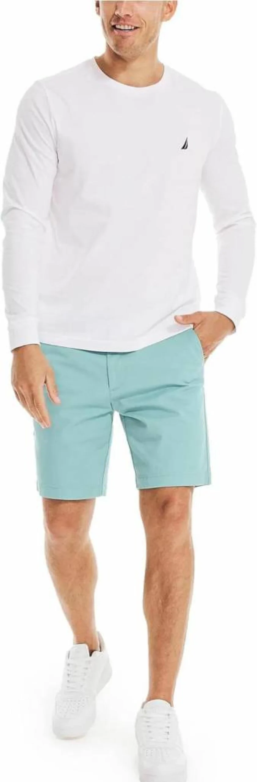 Nautica Men's 8.5 Inch Deck Shorts Casual Swim Beach Shorts Quick Dry Comfortable