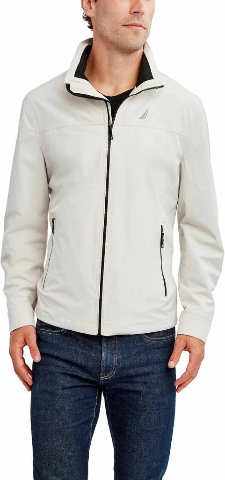 Nautica Men's Lightweight Water-Resistant Windbreaker Jacket for Golf, Hiking, Boating & Casual Outdoor Wear