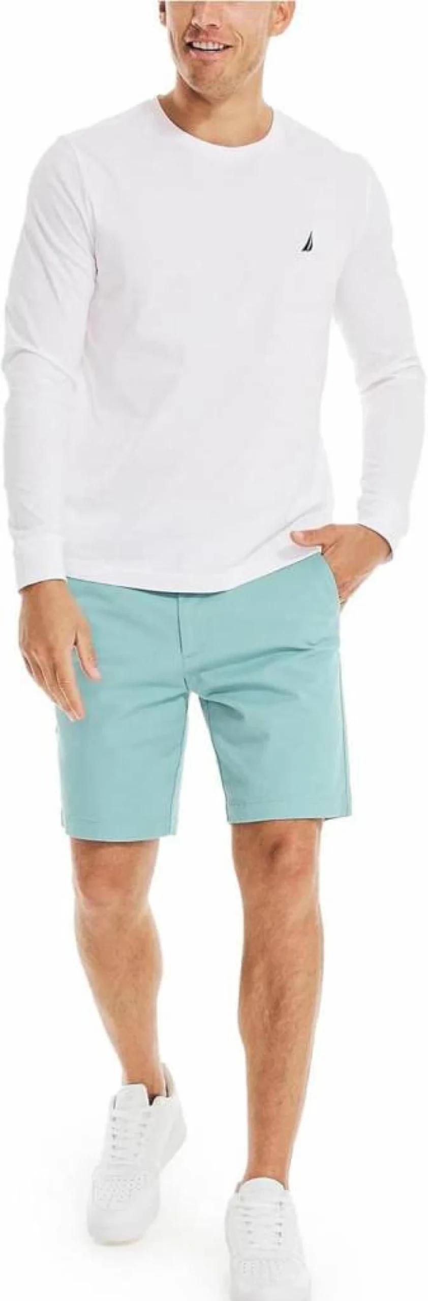 Nautica Men's 8.5 Inch Deck Shorts Casual Swim Beach Quick-Dry Comfort Fit