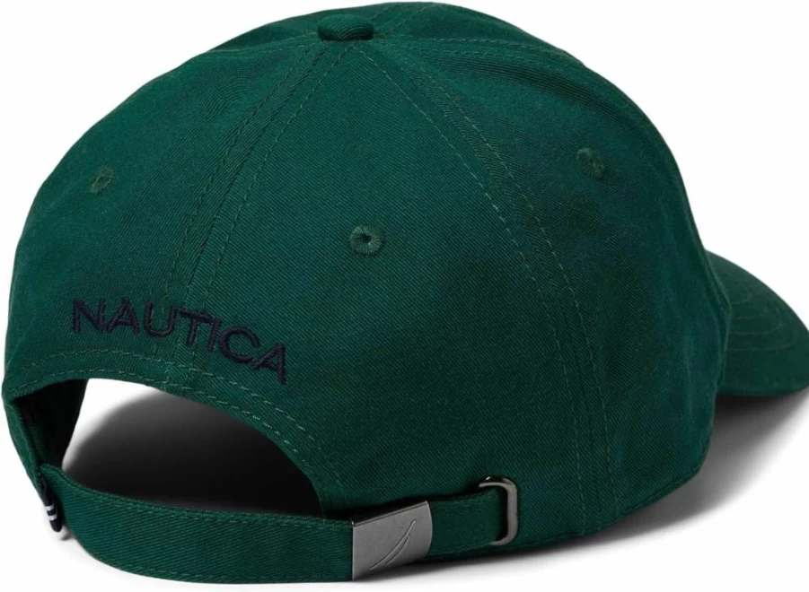 Nautica Men's J-Class Baseball Cap Classic Adjustable Logo Hat for Casual Style