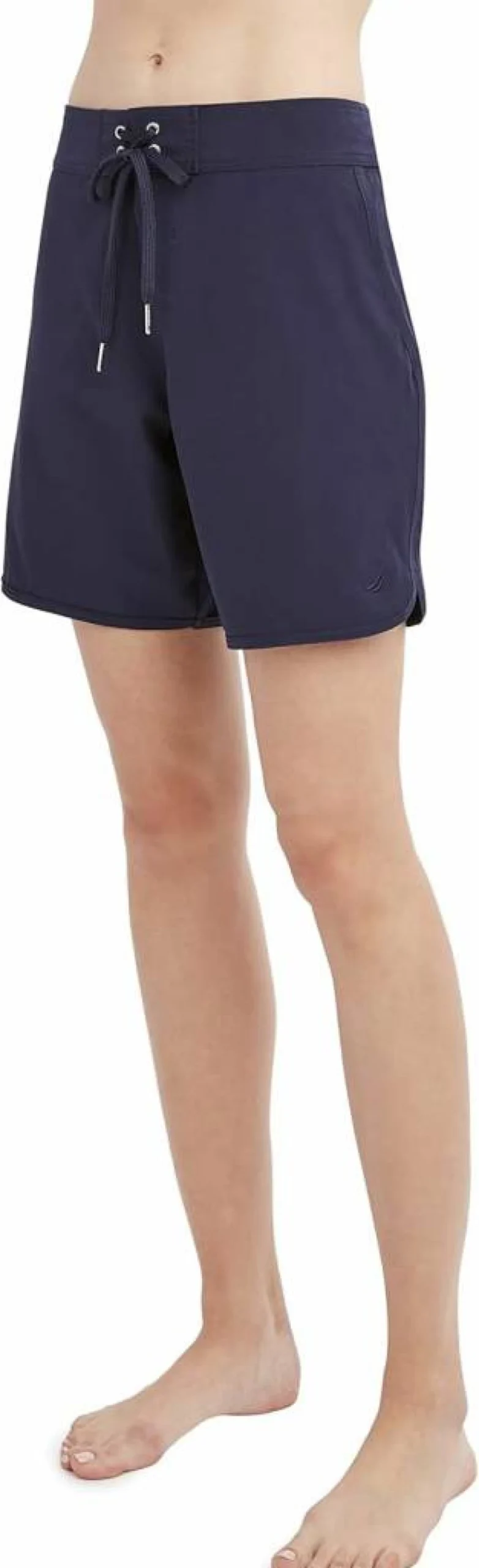 Nautica Women's Quick Dry Swim Shorts 7" Inseam - Stylish Surf & Swim Bottoms for Beach & Pool