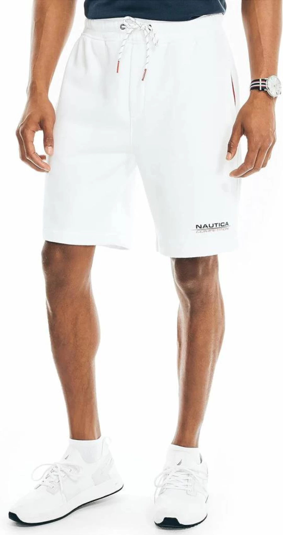 Nautica Men's Sustainable Fleece Shorts 9" - Eco-Friendly Comfort & Style
