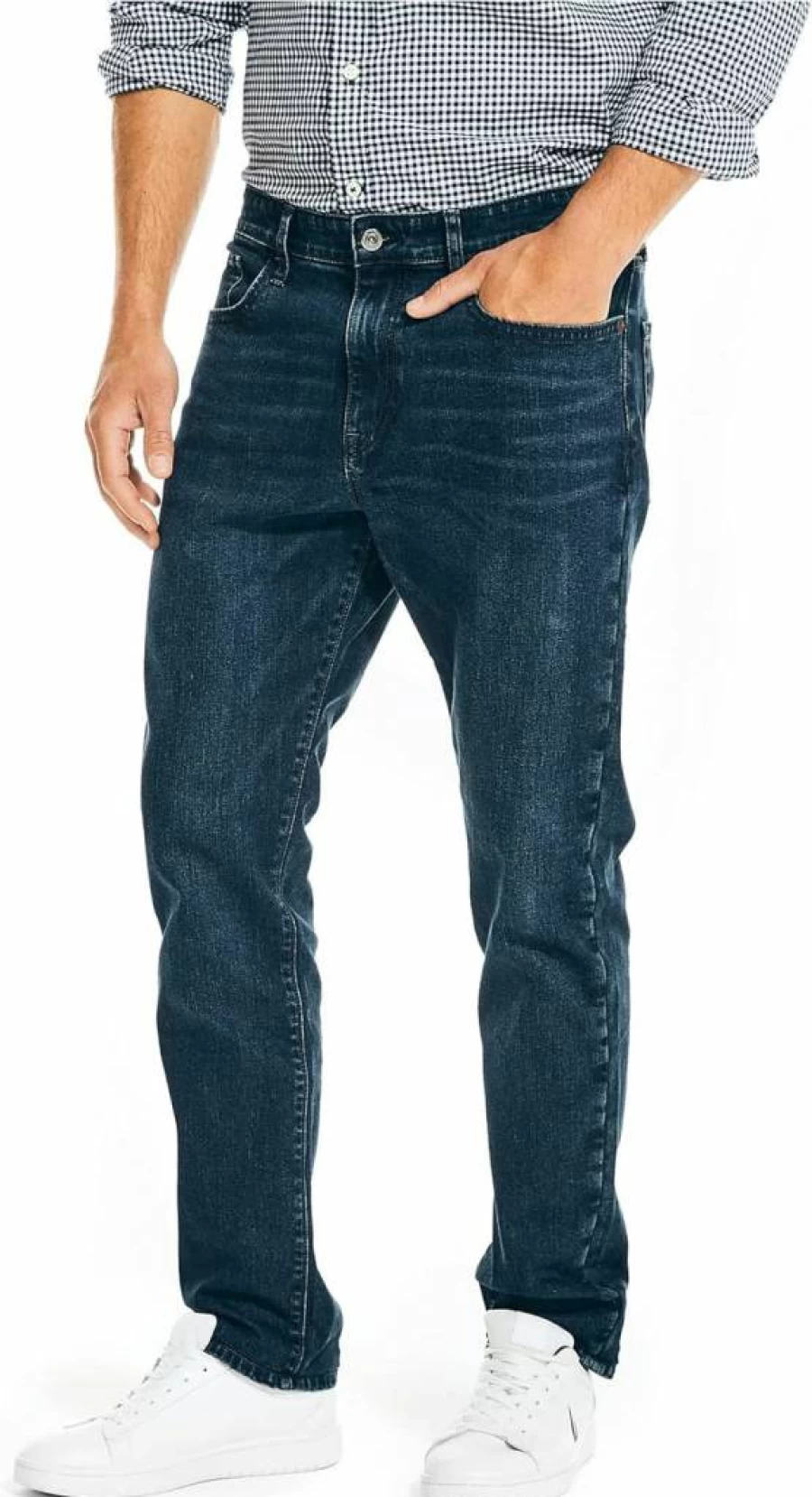 Nautica Men's Slim Fit Stretch Denim Jeans for Athletic Comfort and Style