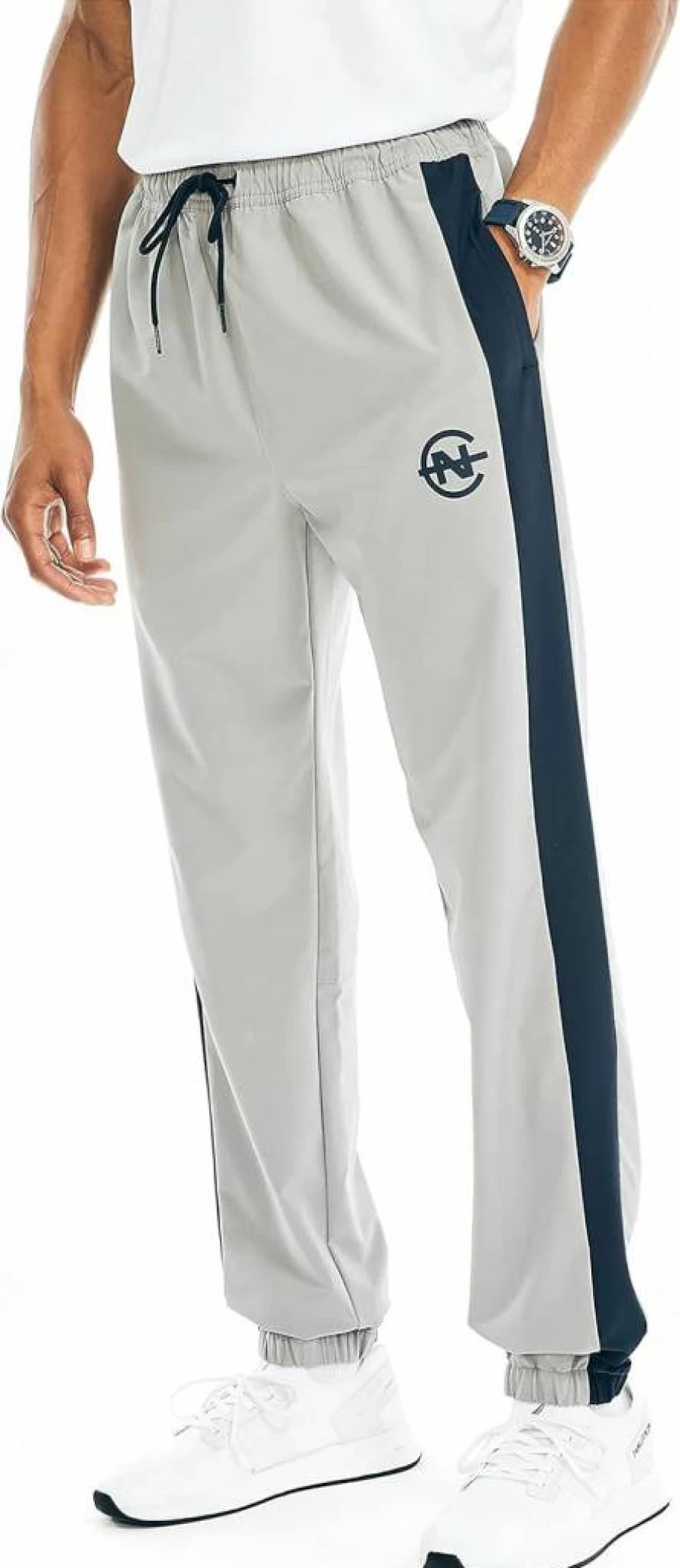 Nautica Men's Sustainable Performance Jogger Pants - Comfortable Athletic Workout Running Trousers