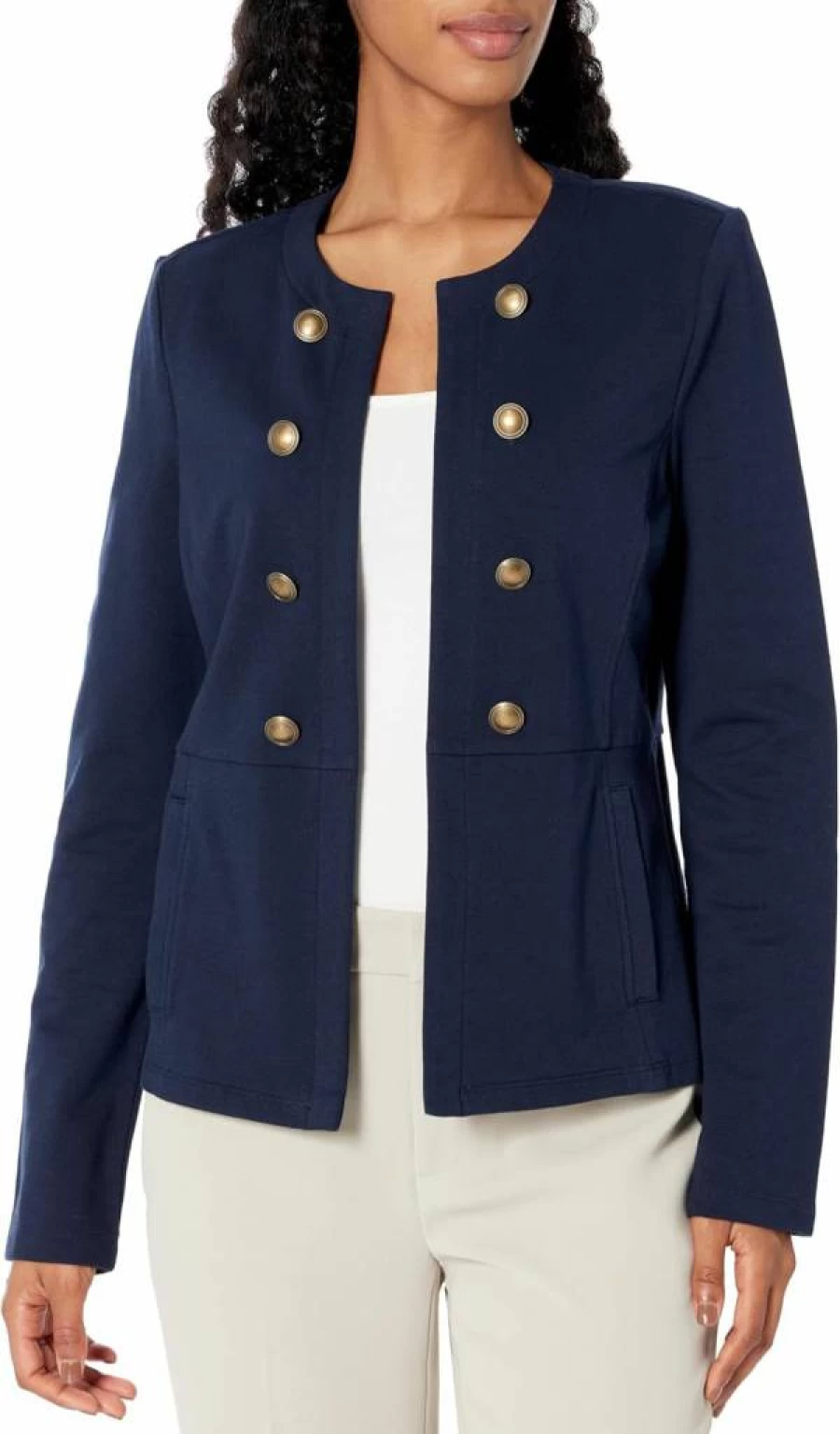 Nautica Women's Open Front Longline Knit Cardigan Jacket – Lightweight Casual Cover-Up