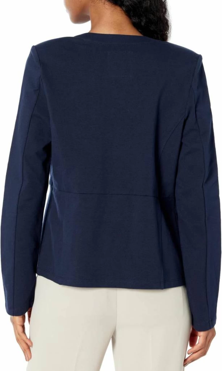 Nautica Women's Open Front Longline Knit Cardigan Jacket – Lightweight Casual Cover-Up