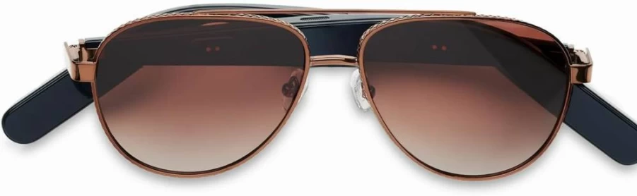 Nautica Dockside Smart Sunglasses for Men & Women - Wireless Bluetooth Glasses with Open Ear Speakers, Mic, Polarized UV400 Lenses - Black Gradient