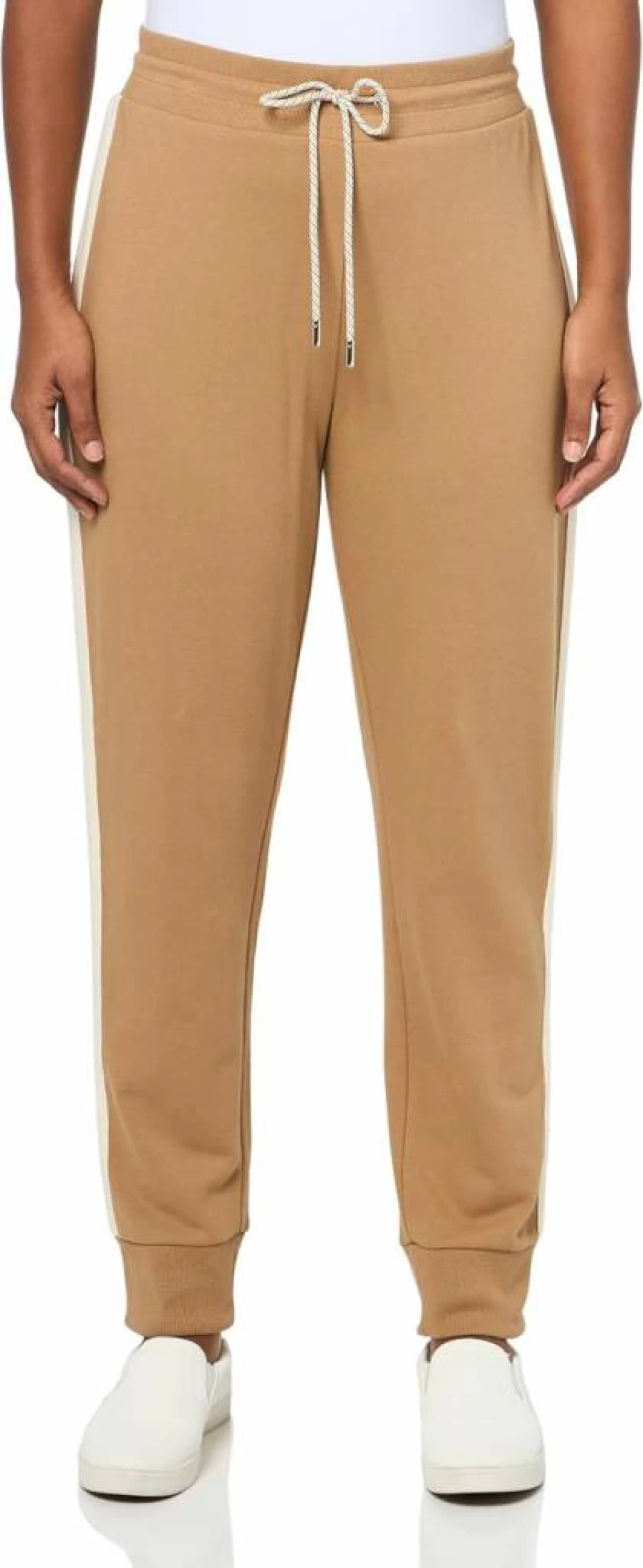 Nautica Women's Solid Color Sailor-Inspired Jogger Pants Comfortable Casual Trousers