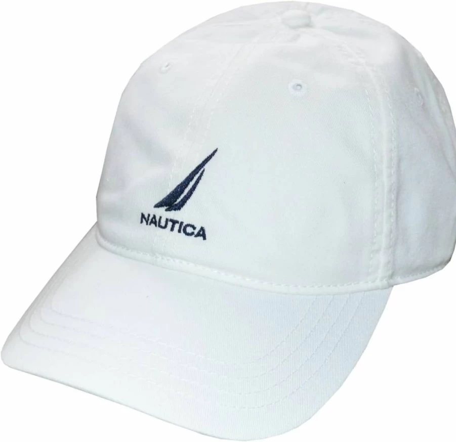 Nautica Men's Adjustable Baseball Cap with Classic Logo - Stylish Casual Hat for Everyday Wear