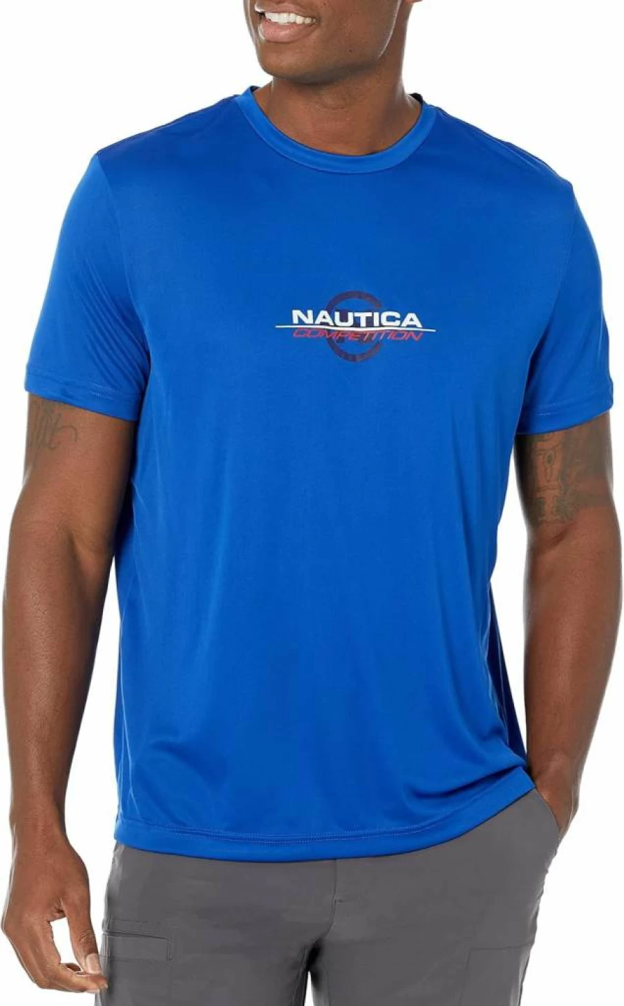 Nautica Men's Sustainable Cotton Crewneck T-Shirt – Eco-Friendly Casual Tee