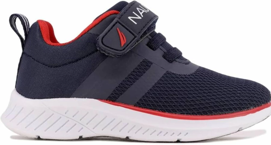 Nautica Kids' Athletic Sneakers for Boys & Girls - Lightweight Running Shoes with Adjustable Strap (Toddler/Little Kid Sizes)