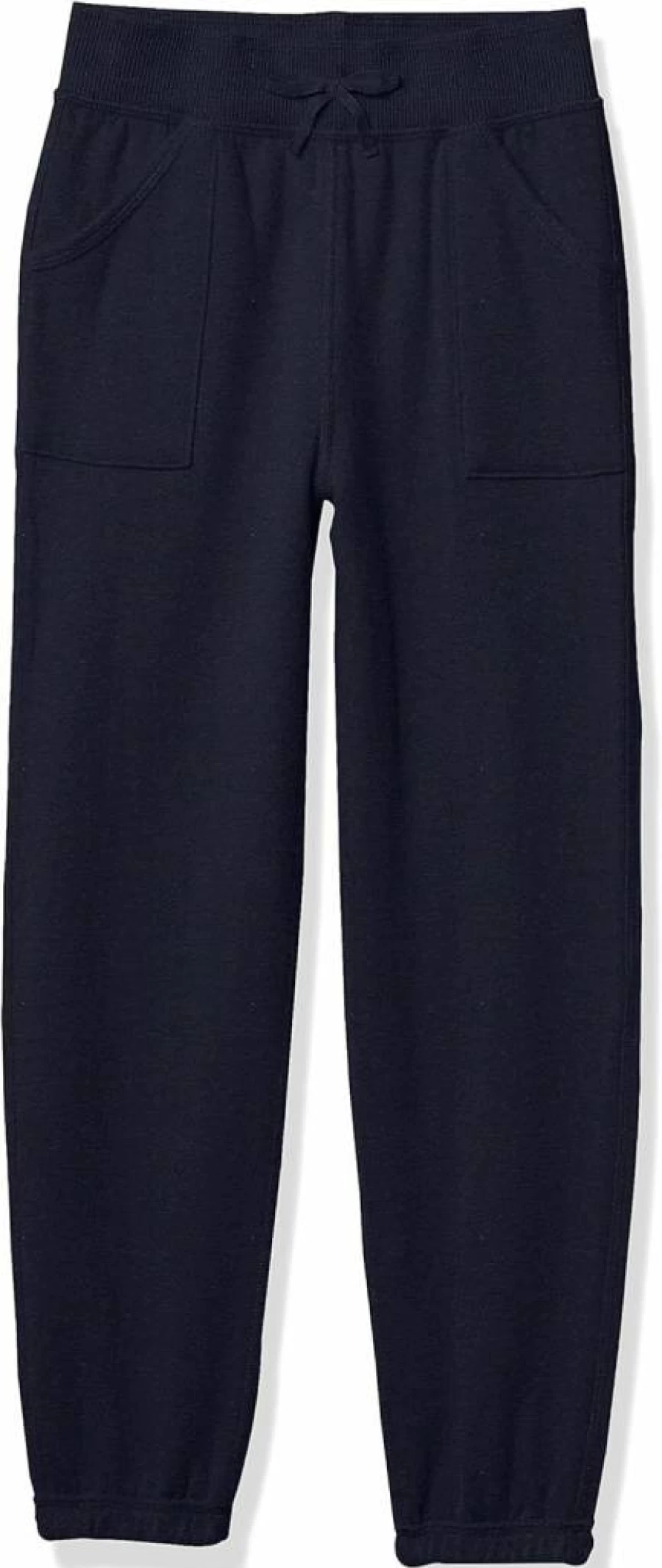 Nautica Girls' Sensory-Friendly Fleece Sweatpants - Soft Comfort Pants for Kids with Easy Elastic Waist