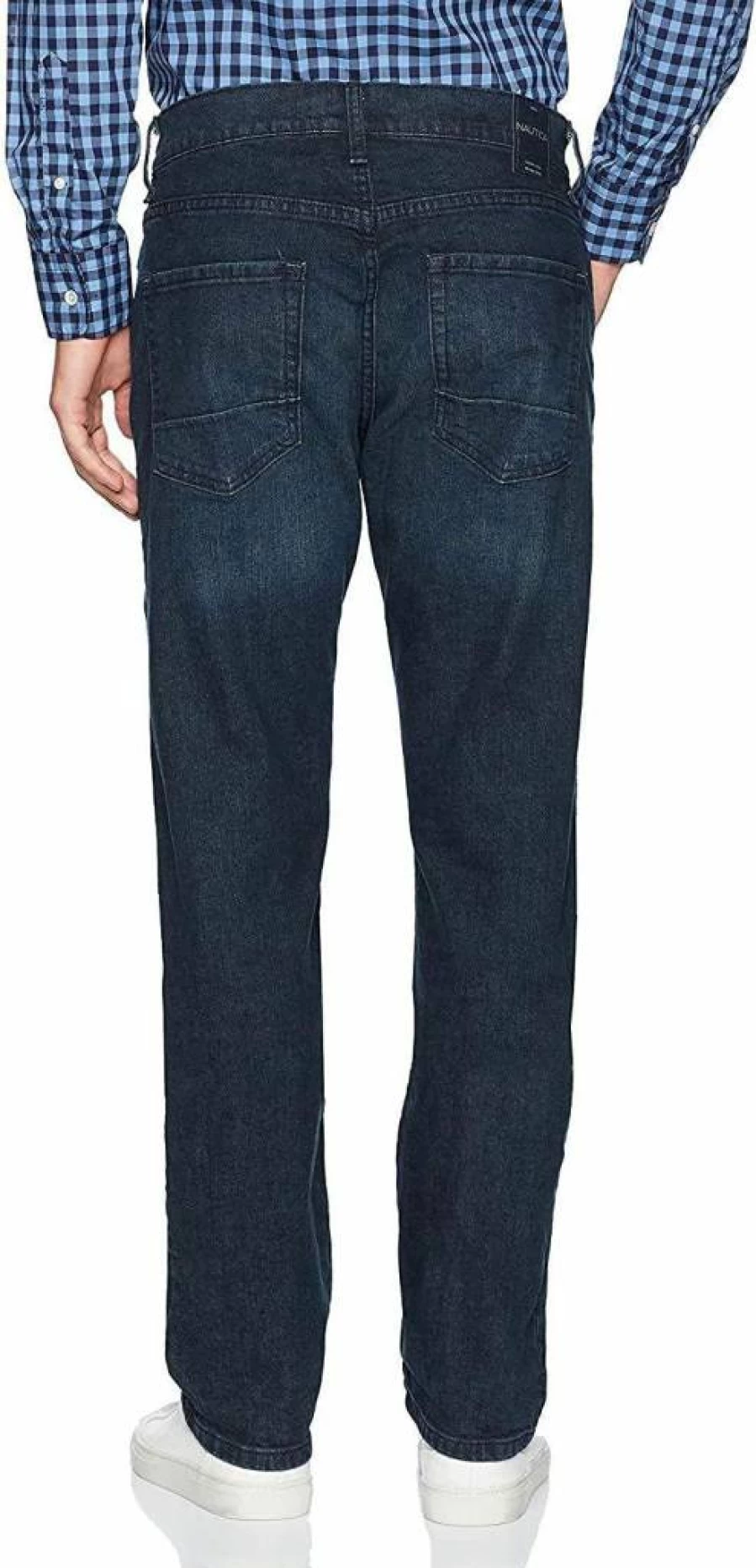 Nautica Men's Straight Fit Stretch Denim Jeans - Comfortable & Stylish Men's Jeans for Everyday Wear