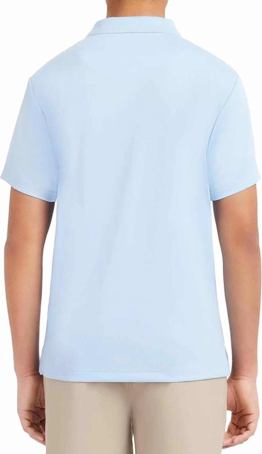 Nautica Men's Performance Polo Shirt - Moisture-Wicking Short Sleeve Uniform Top for Active Lifestyle