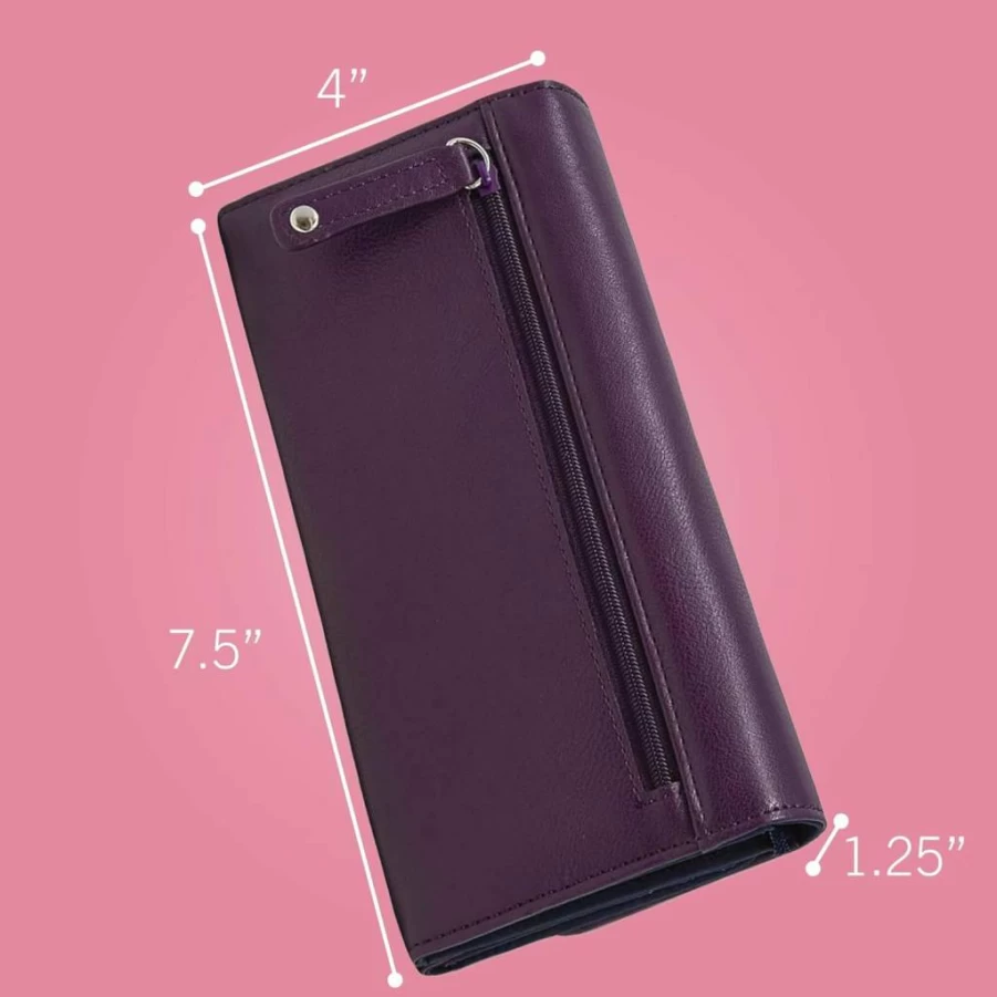Nautica Women's Slim RFID Wallet - Compact Credit Card Holder with Coin Purse & Zipper Clutch Organizer