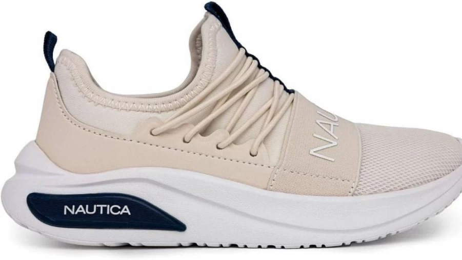 Nautica Kids' Bungee Slip-On Sneakers - Lightweight Athletic Shoes for Toddlers, Little & Big Kids - Comfortable Running & Active Play Footwear for Boys and Girls