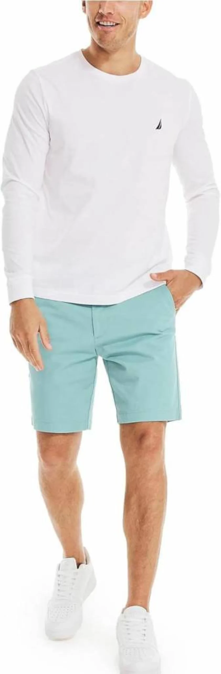 Nautica Men's 8.5" Deck Shorts - Quick-Dry Swim Trunks with Comfort Fit for Summer