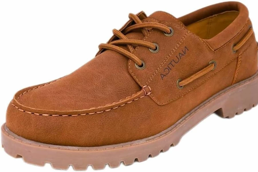 Nautica Men's Boat Shoe - Casual Lace-Up Loafers & Sneakers with Cushioned Insole - Lightweight Comfortable Dress Shoes for Men