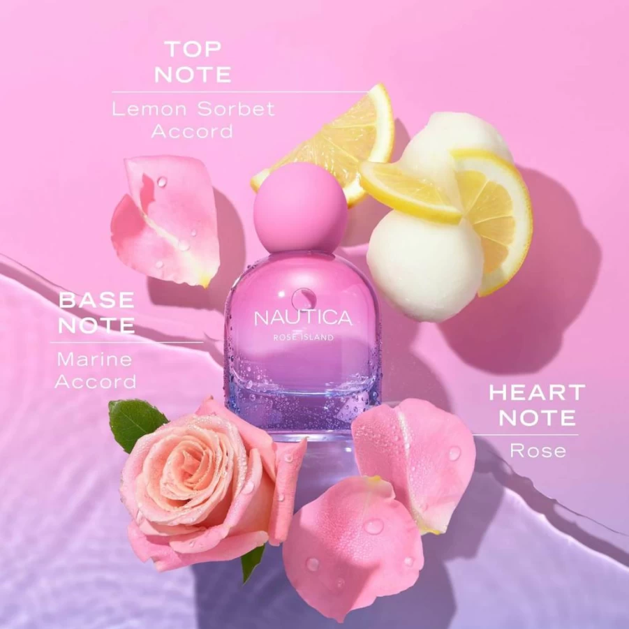 Nautica For Her Jasmine Coast Body Mist for Women - 8.4 Fl Oz, Long-Lasting Vegan Fragrance with Pear, Jasmine & Musk Notes, Mood-Boosting Perfume Spray