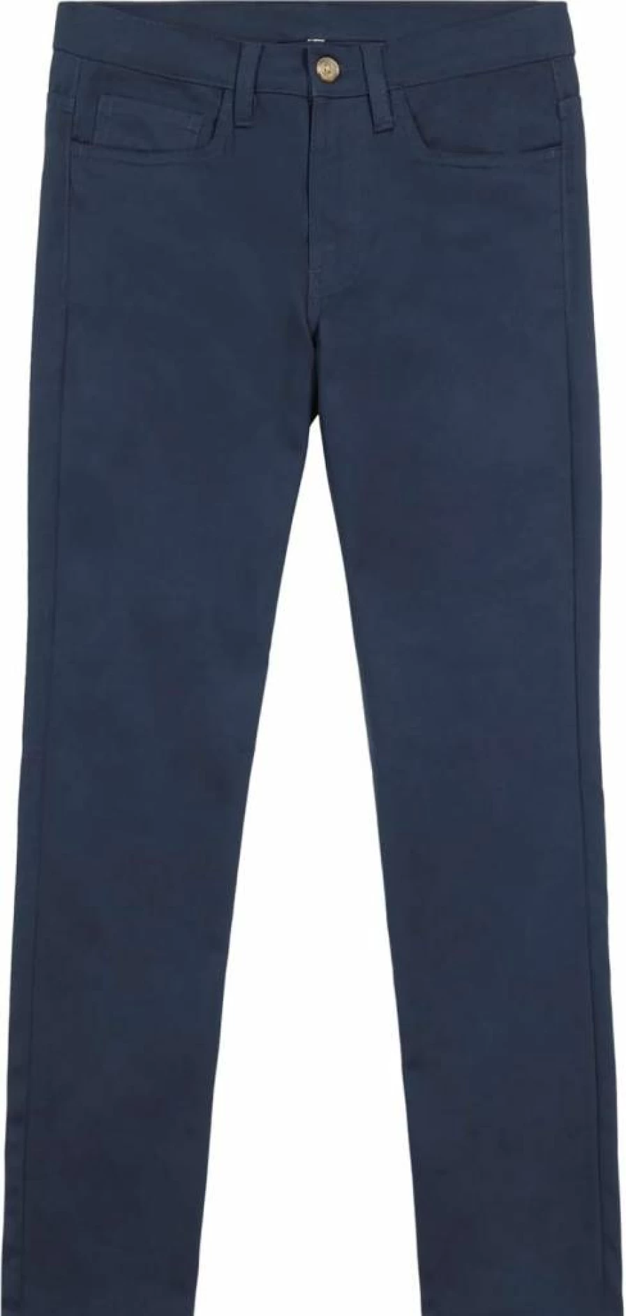 Nautica Boys' Khaki Stretch Twill Chino Pants - Flat Front Comfort Fit