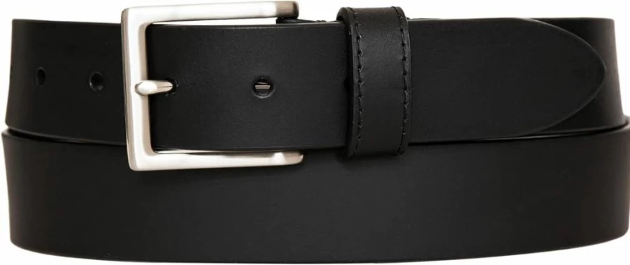 Nautica Men's Genuine Leather Belt for Casual & Dress Wear with Premium Metal Buckle