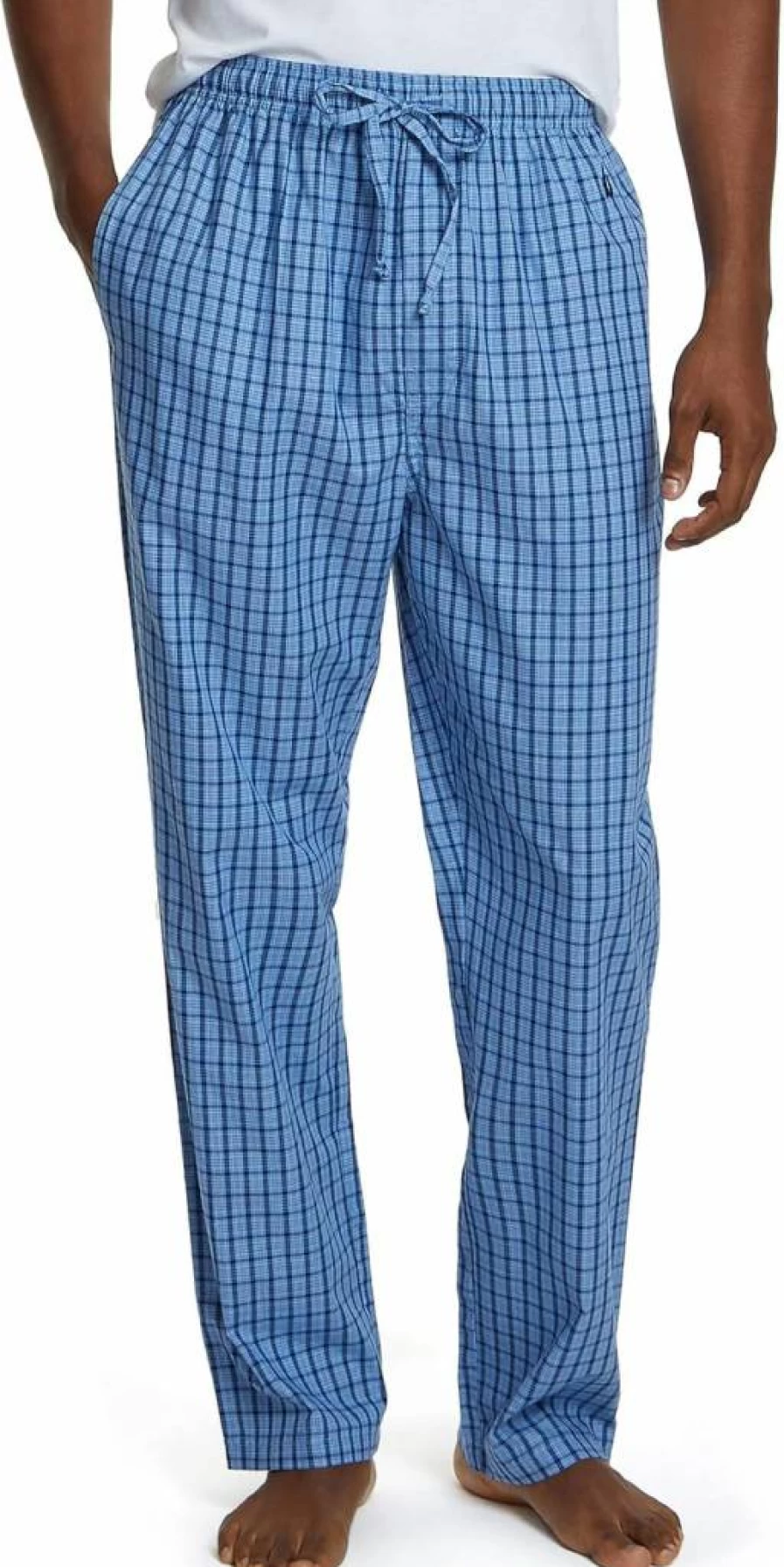 Nautica Men's 100% Cotton Elastic Waistband Sleep Pajama Pants - Soft Woven Lounge Pants for Comfort