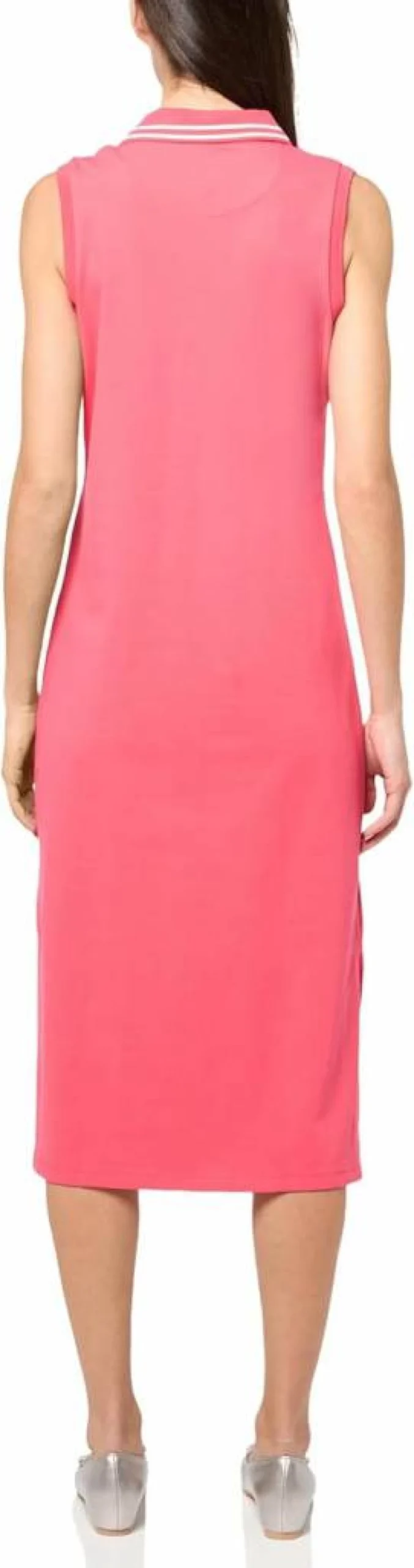 Nautica Women's Johnny Collar Striped Short Sleeve Casual Summer Dress
