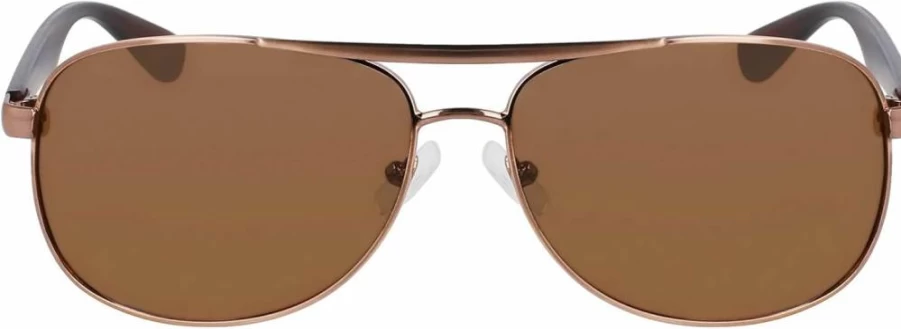 Nautica Men's N2245S Pilot Sunglasses Classic Aviator Style for UV Protection