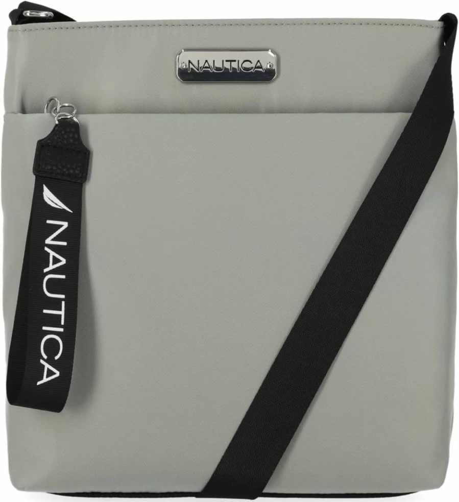 Nautica Women's Adjustable Crossbody Bag - Diver Nylon Small Purse with Shoulder Strap