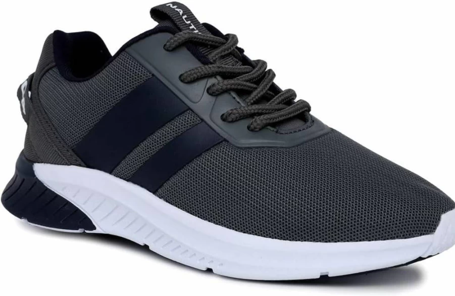 Nautica Kids Running Shoes | Comfortable Lace-Up & Bungee Sneakers for Boys and Girls | Big & Little Kids Sizes | Manalapin Design