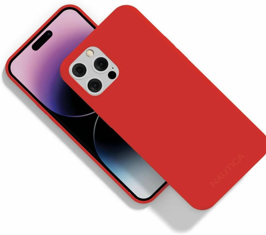 NAUTICA Matte Phone Case for iPhone 14 Pro - Ultra-Thin Slim Design, Soft-Touch Anti-Scratch, Shockproof Protective Cover