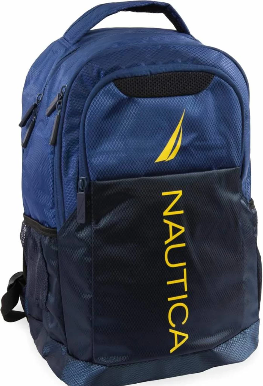 Nautica 18 Inch Navy and Black Water-Resistant Laptop Backpack for Men and Women