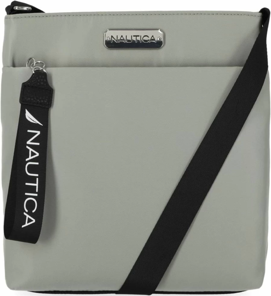 Nautica Women's Adjustable Crossbody Bag - Diver Nylon Small Purse with Shoulder Strap