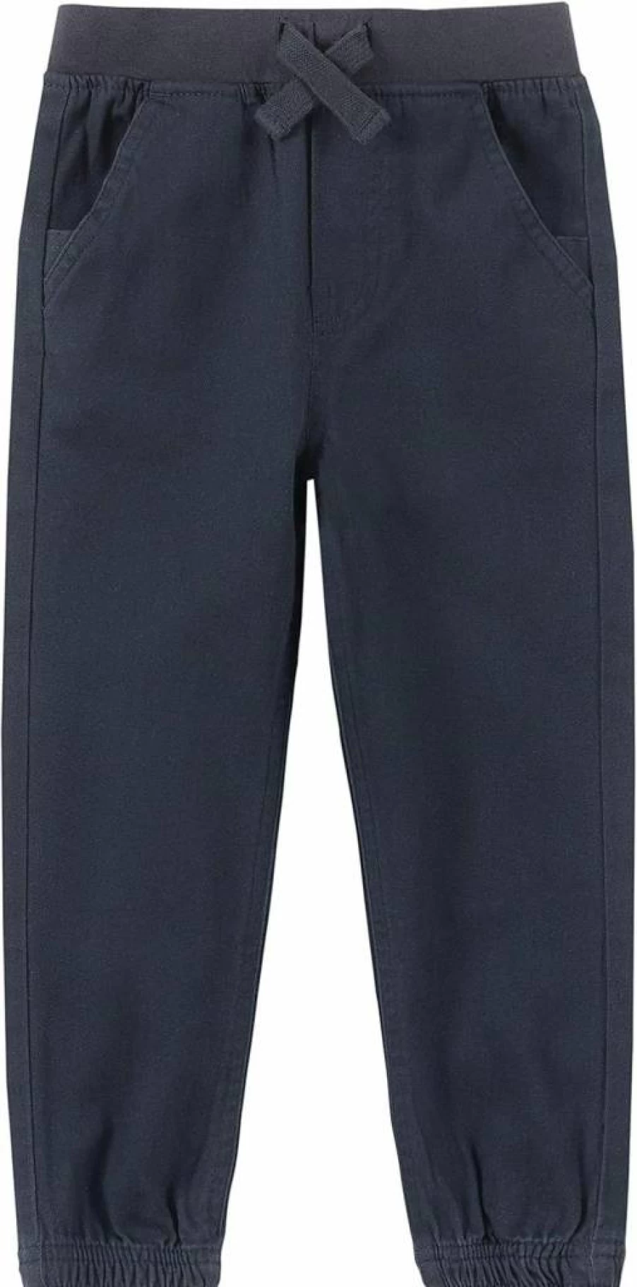 Nautica Boys' Uniform Jogger Pants - Elastic Waistband with Drawstring, Stretch Twill School Pants for Comfort & Style