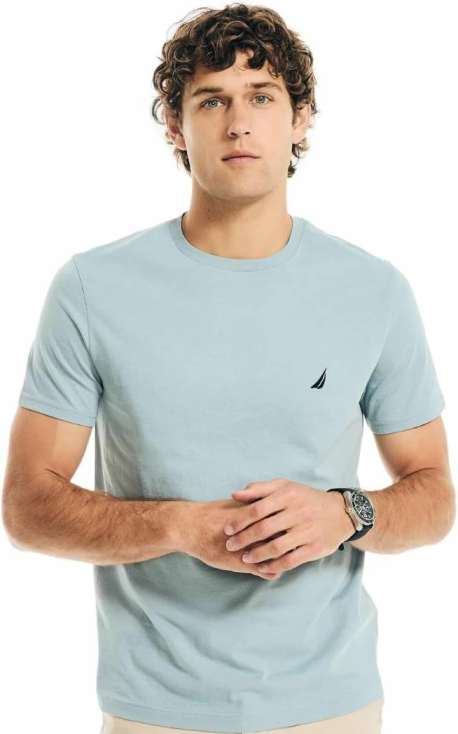 Nautica Men's J-Class Classic Fit Short Sleeve Crewneck T-Shirt