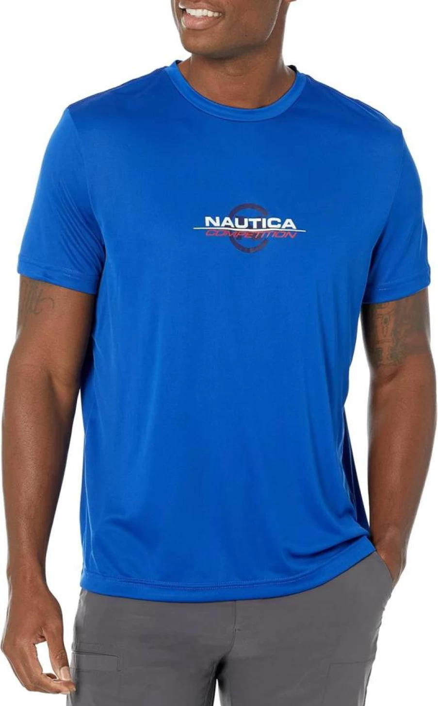 Nautica Men's Sustainable Organic Cotton Crewneck T-Shirt – Eco-Friendly Casual Tee