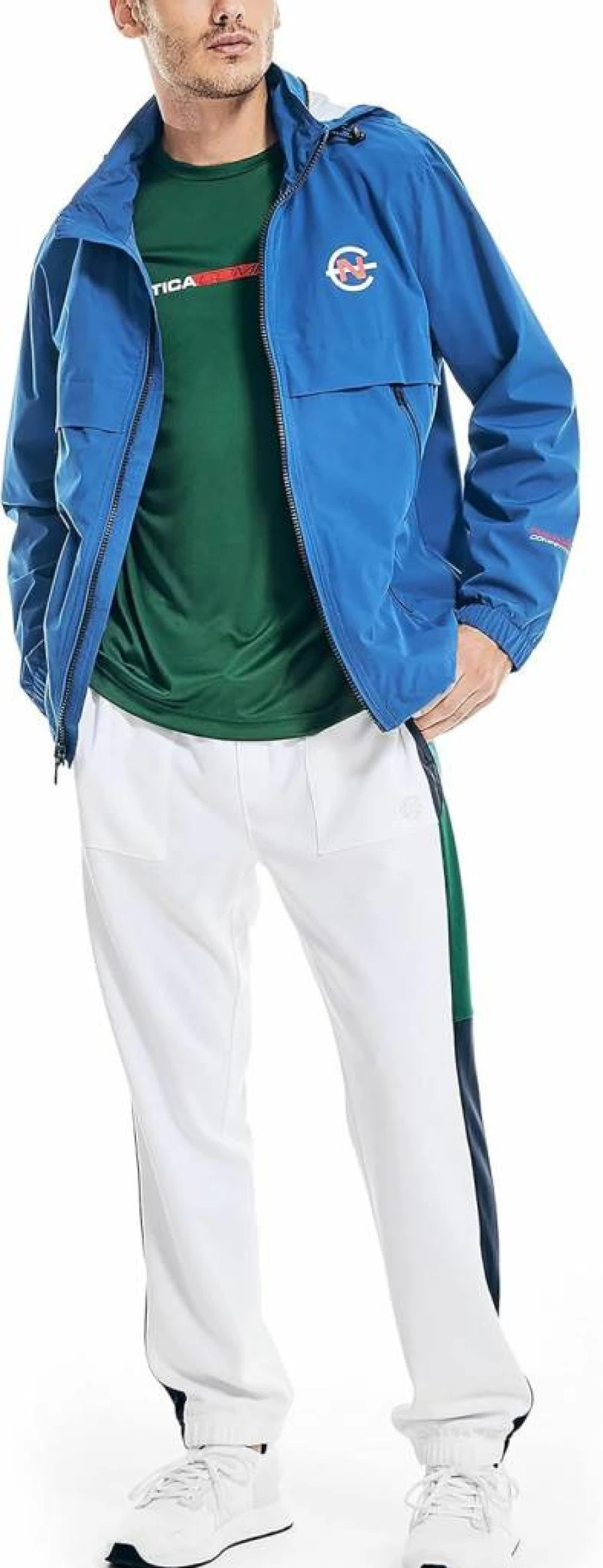 Nautica Men's Lightweight Sustainable Jacket – Competition Series Water-Resistant Outerwear
