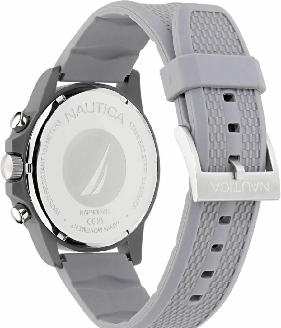 Nautica One Eco Men's Watch with Wheat PU Fiber Strap - Sustainable Fashion Timepiece