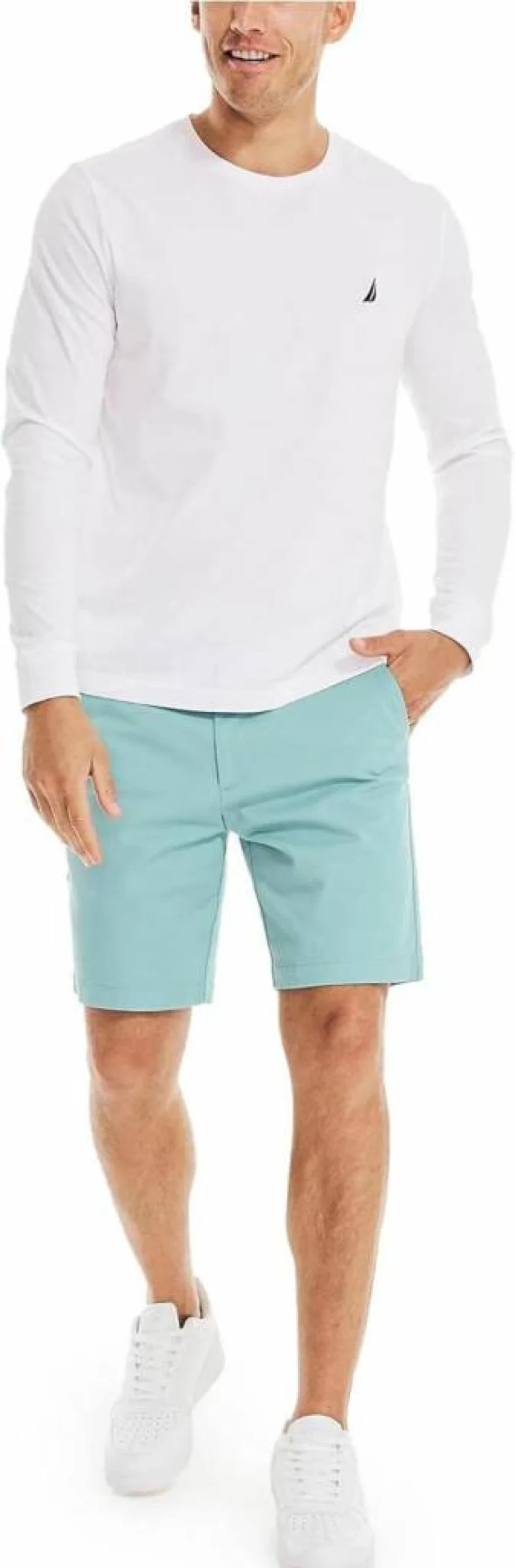 Nautica Men's 8.5" Deck Shorts Quick-Dry Swim Trunks with UPF Protection