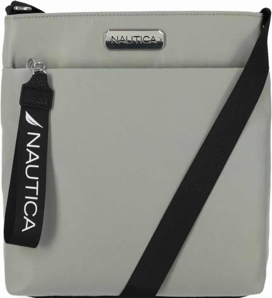 Nautica Women's Adjustable Crossbody Bag - Diver Nylon Small Purse with Shoulder Strap
