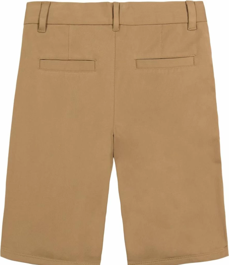 Nautica Boys' Uniform Flat Front Twill School Shorts for Kids