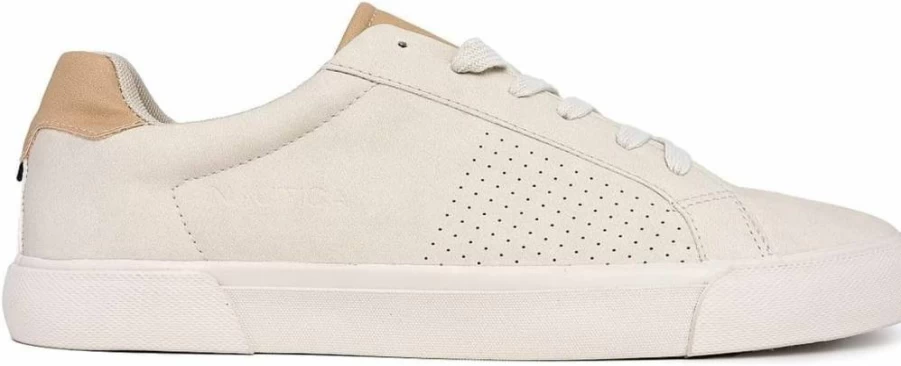 Nautica Men's Classic Casual Sneakers - Comfortable Low Top Lace-Up Loafers for Everyday Wear