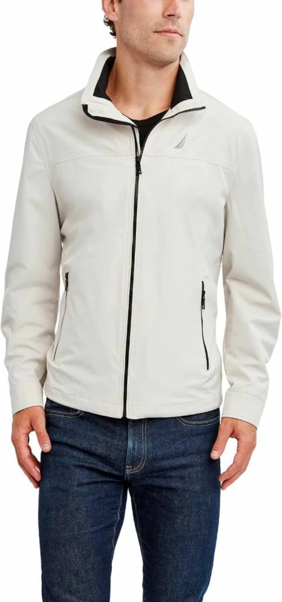 Nautica Men's Lightweight Water-Resistant Windbreaker Jacket for Golf, Hiking, Boating & Casual Outdoor Wear
