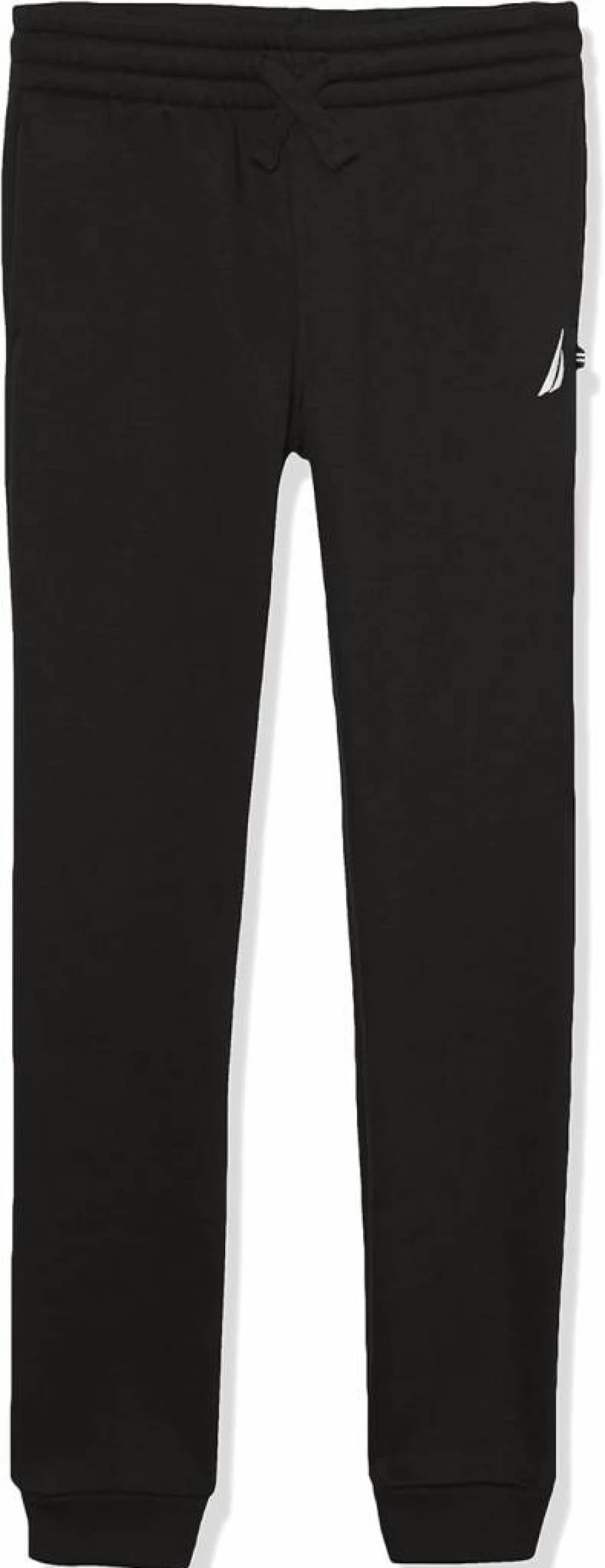 Nautica Boys' Fleece Jogger Sweatpants with Drawstring Waist for Comfort and Style