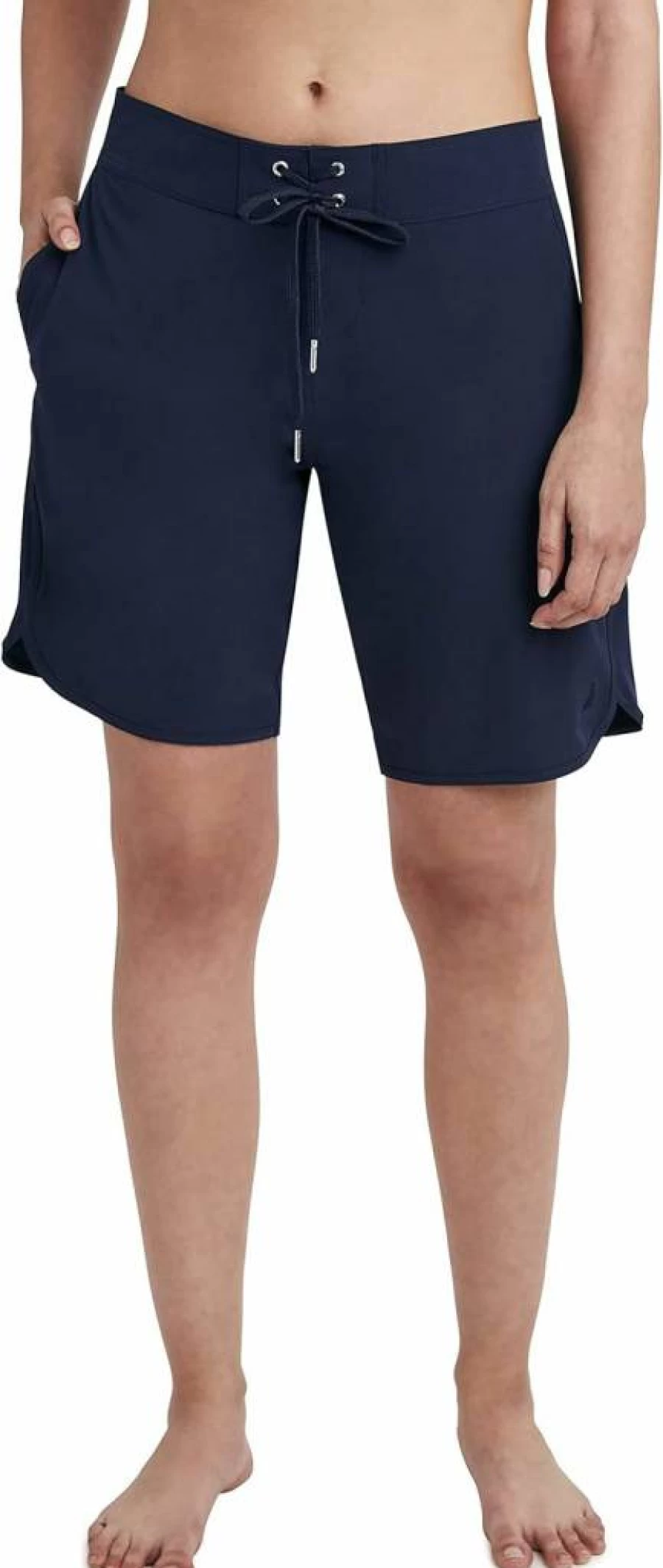 Nautica Women's Quick Dry Swim Shorts 9" Inseam - Beachwear, Bikini Cover Up & Swimsuit Bottom for Active Water Sports